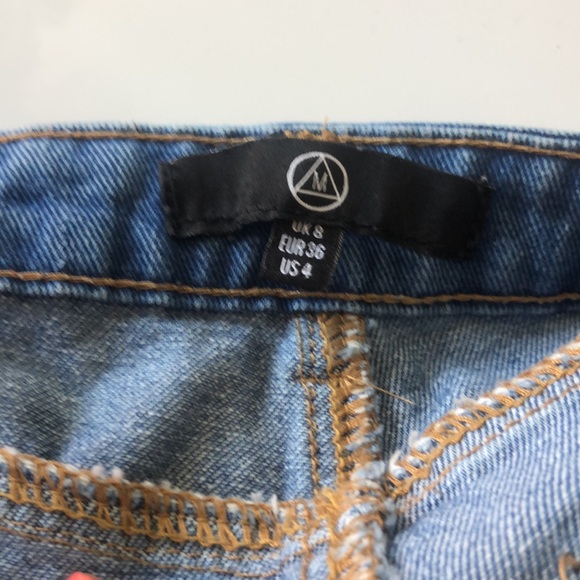 Denim track shorts - Picture 4 of 7